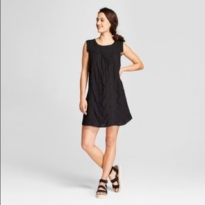 Black tribal print dress